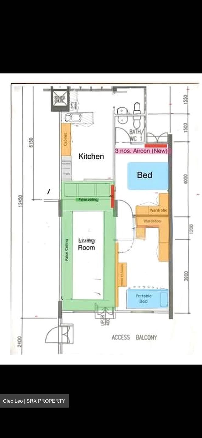 Blk 624 Ang Mo Kio Avenue 4 (Ang Mo Kio), HDB 3 Rooms #539605121